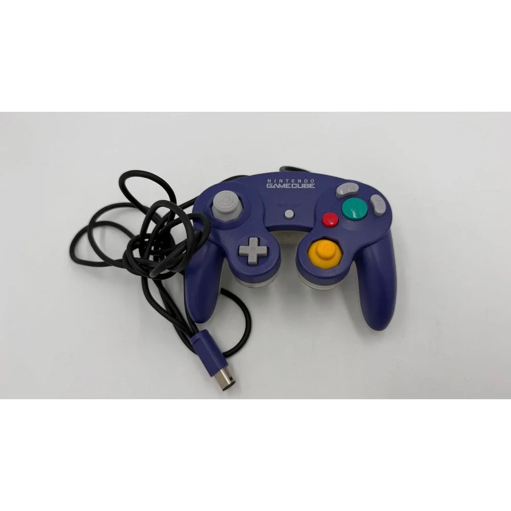 Nintendo‎ GameCube Controller Indigo Clear OEM DOL-003 Purple Translucent Tested